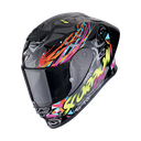 Casco Scorpion Exo-R1 Evo II Air Savage Negro-Azul-Rosa