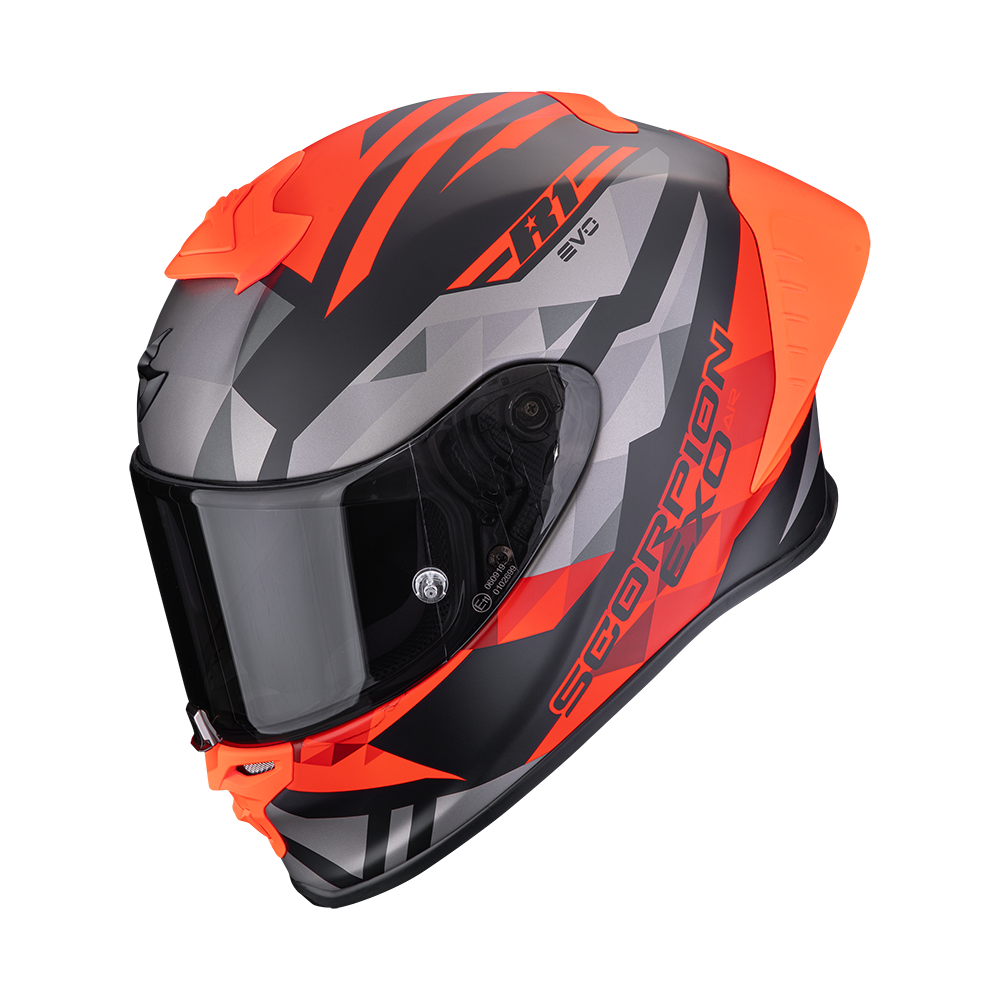 Casco Scorpion Exo-R1 Evo II Air Valere Mate Negro-Rojo