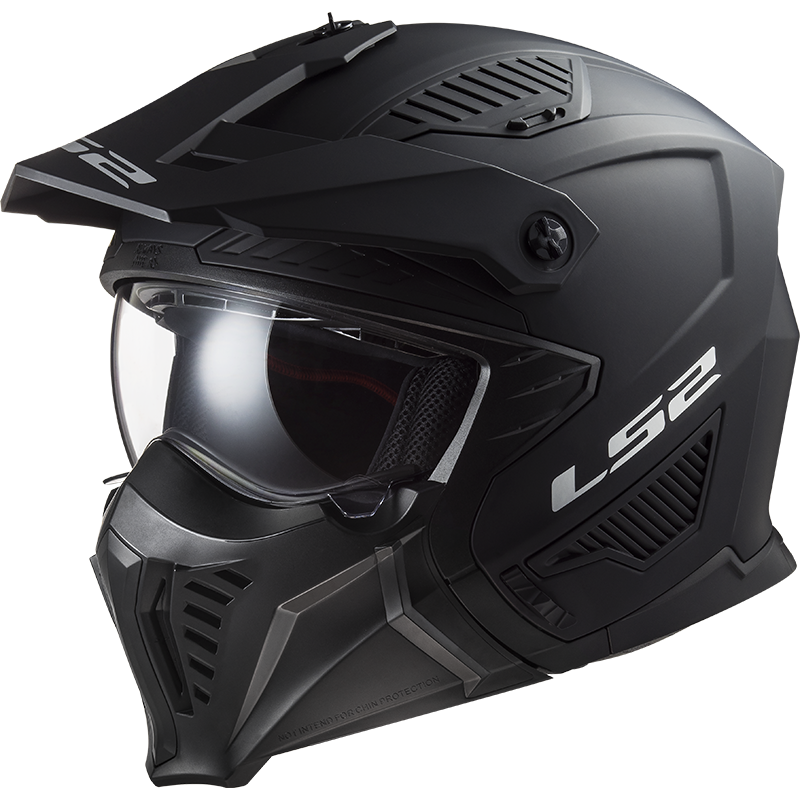 [366061011XS] LS2 OF606 DRIFTER SOLID BLACK-06 Mate (XS)