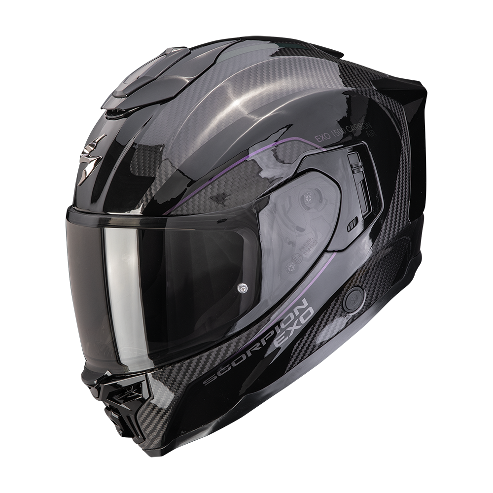 Casco Scorpion Exo-1500 Carbon Air Mundi Negro-Camaleón
