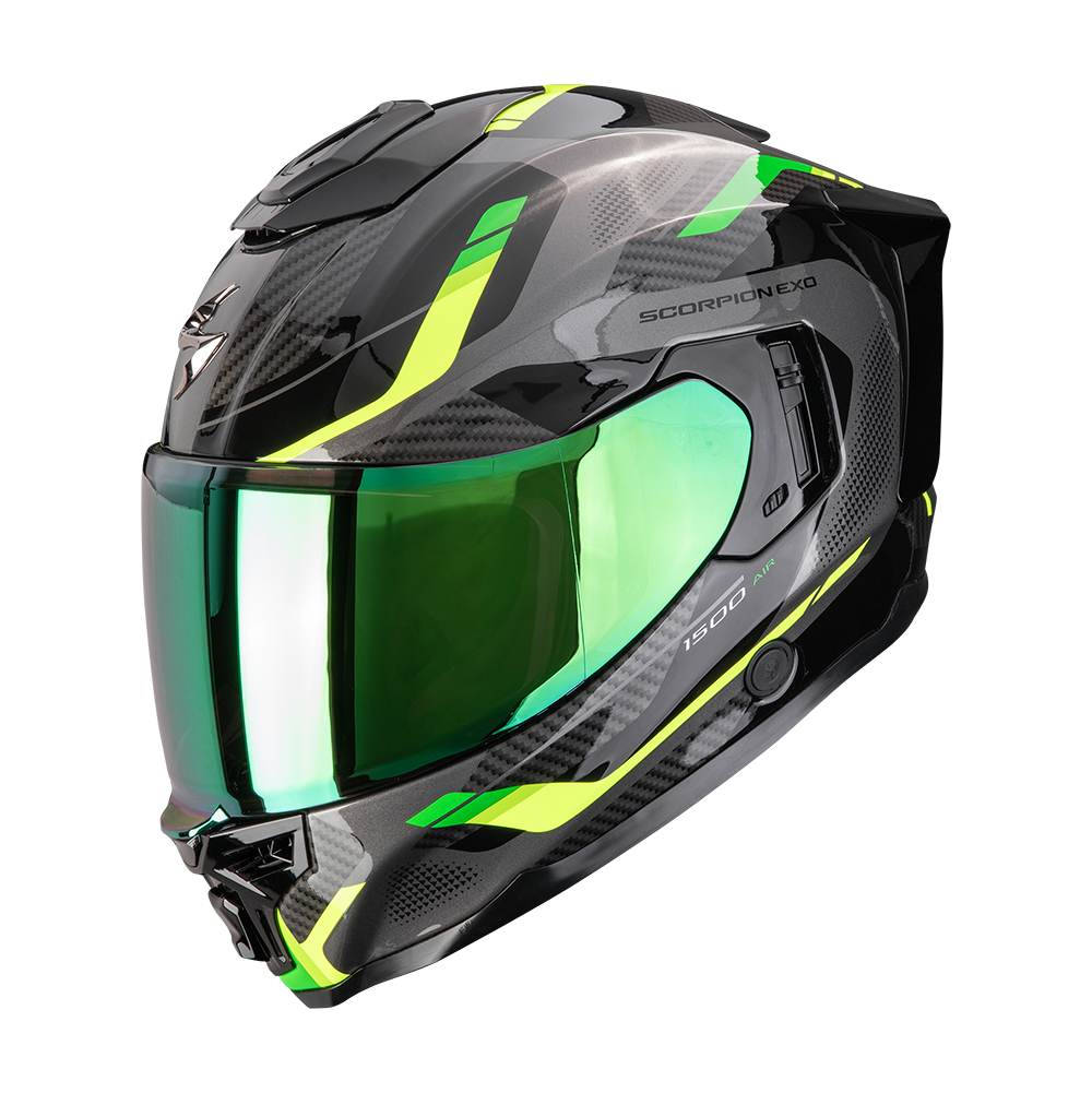 Casco Scorpion Exo-1500 Air Sleek Negro-Verde