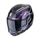 Casco Scorpion Exo-Tech Evo Furio Negro-Camaleón
