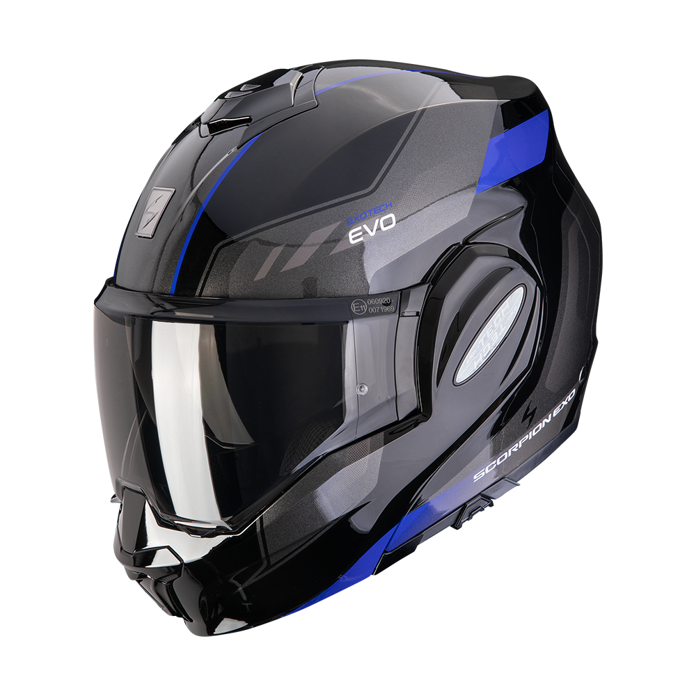 [118-526-66-02] Scorpion Exo-Tech Evo Socius Black-Blue (XS)