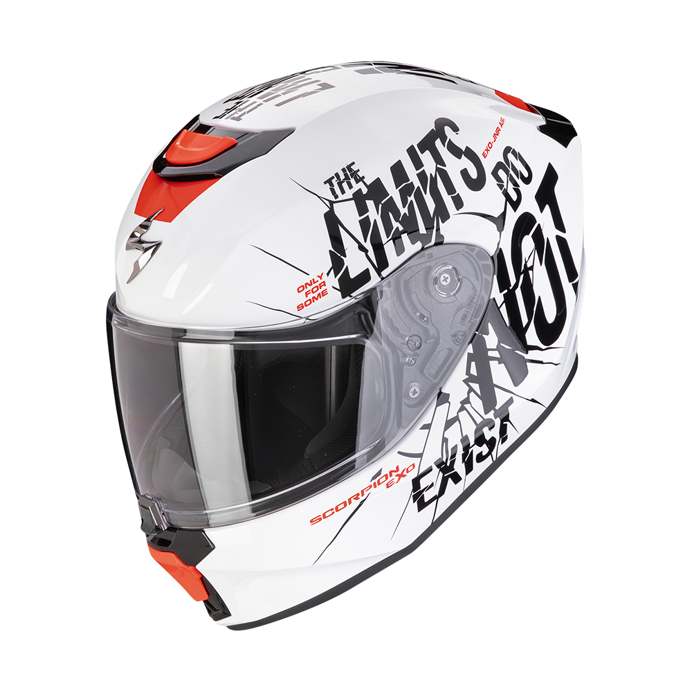 Casco Scorpion Exo-Jnr Air Boum Blanco-Negro