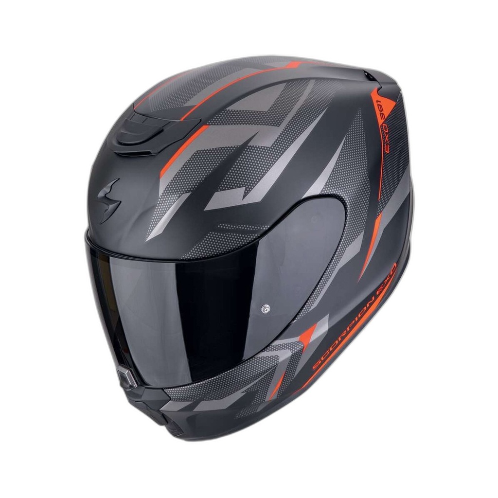 [139-474-24-02] Scorpion Exo-391 Aaxo Matt Black-Red (XS)