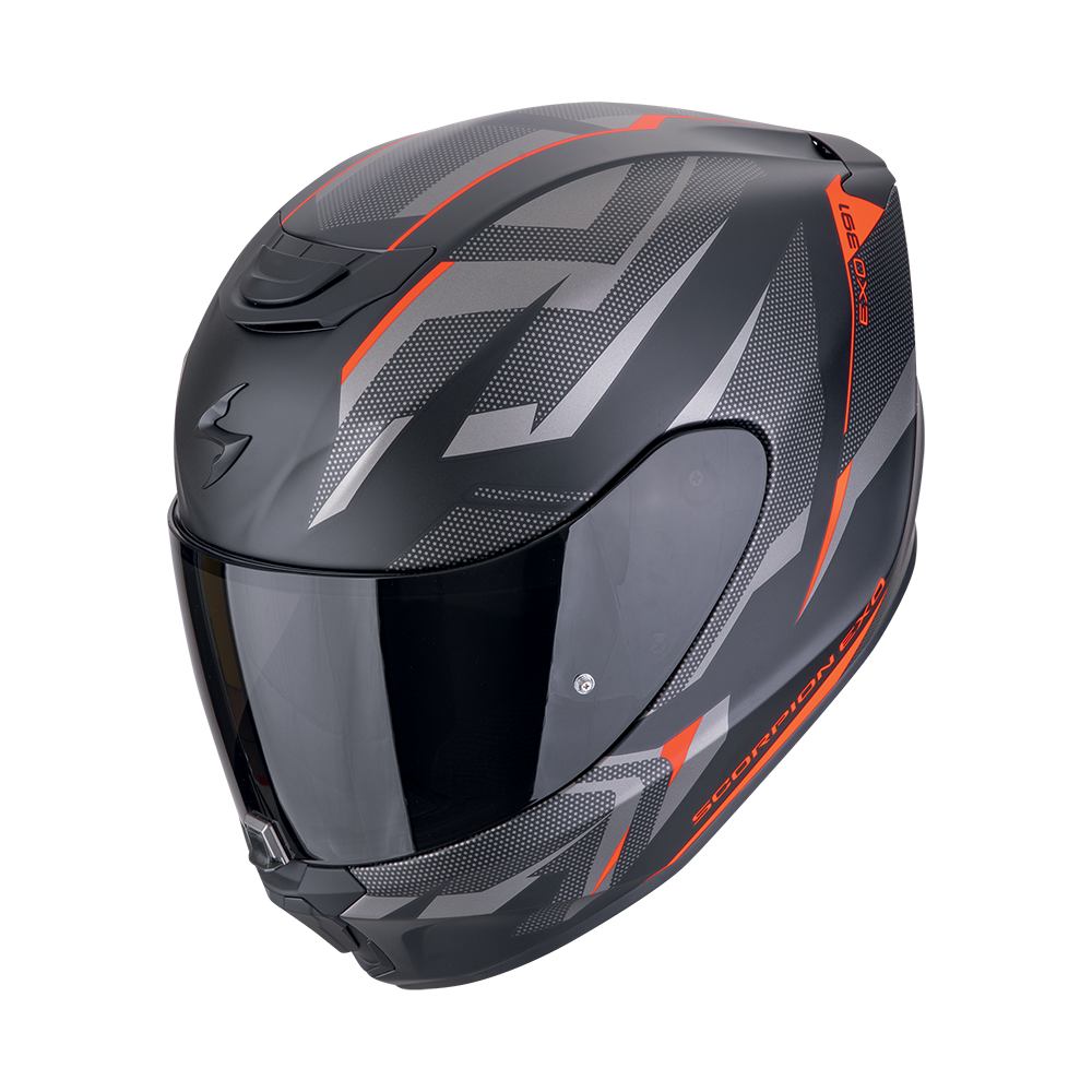Casco Scorpion Exo-391 Aaxo Mate Negro-Rojo