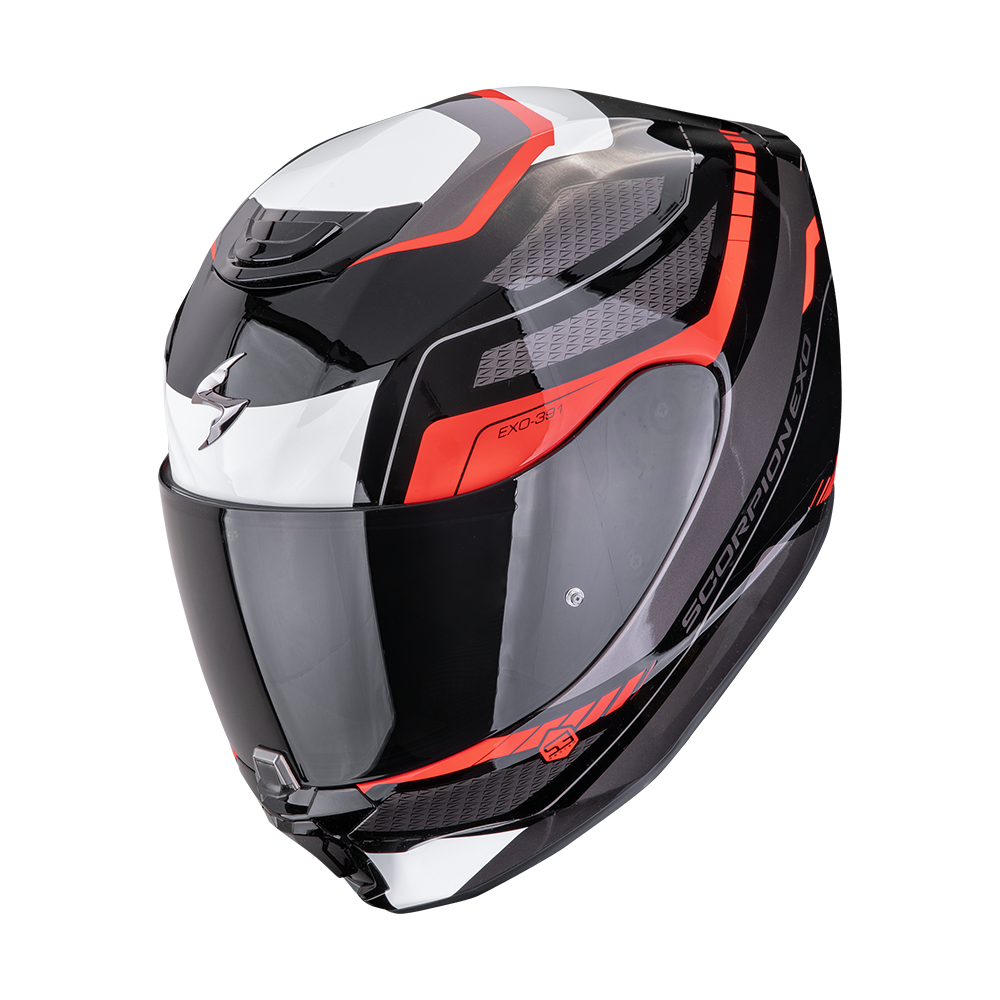 Casco Scorpion Exo-391 Leo Negro-Rojo