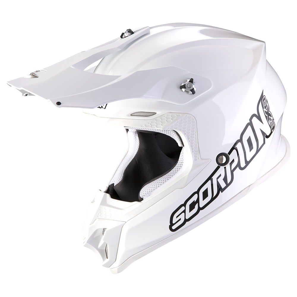 [146-100-05-02] Casco Scorpion Vx-16 Evo Air Solid Blanco-Blanco (XS)