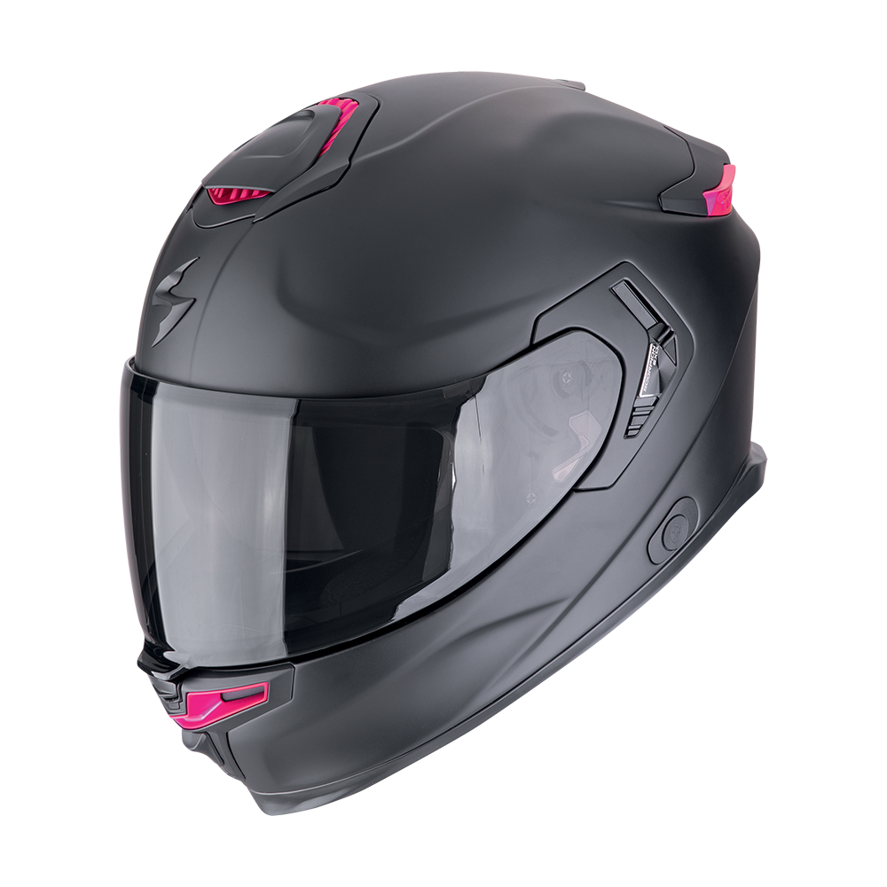 Casco Scorpion Exo-Gt Sp Air Solid Negro Mate-Rosa