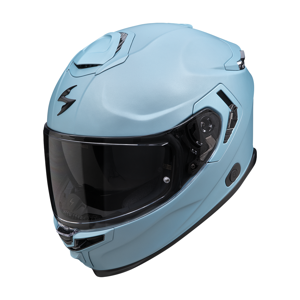 Casco Scorpion Exo-Gt Sp Air Liso Mate Azul Celeste