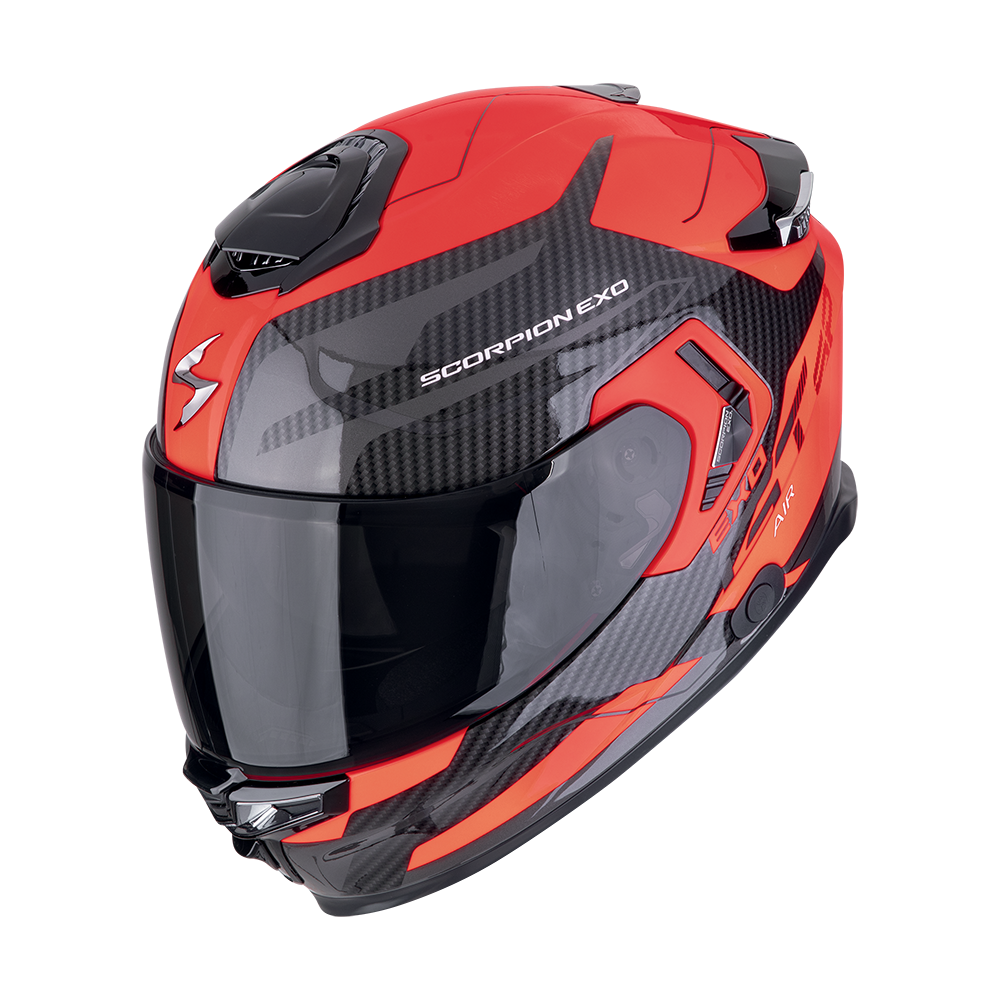 [150-479-160-02] Casco Scorpion Exo-Gt Sp Air Flex Negro Rojo Neón (XS)