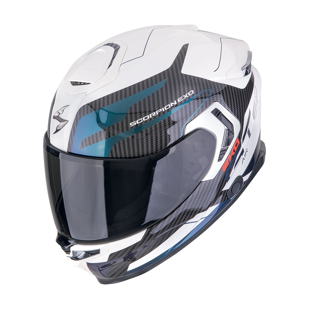 [150-479-73-02] Casco Scorpion Exo-Gt Sp Air Flex Blanco Camaleón (XS)