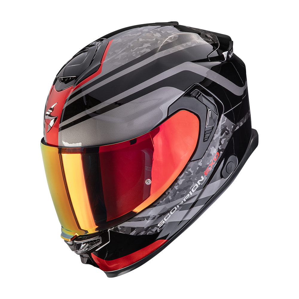 Casco Scorpion Exo-Gt Sp Air Arten Negro Rojo