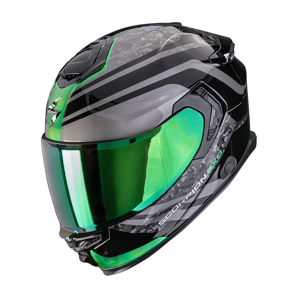 Casco Scorpion Exo-Gt Sp Air Arten Negro Verde