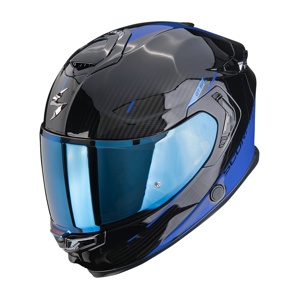 Casco Scorpion Exo-Gt Sp Air Asphalt Negro Azul