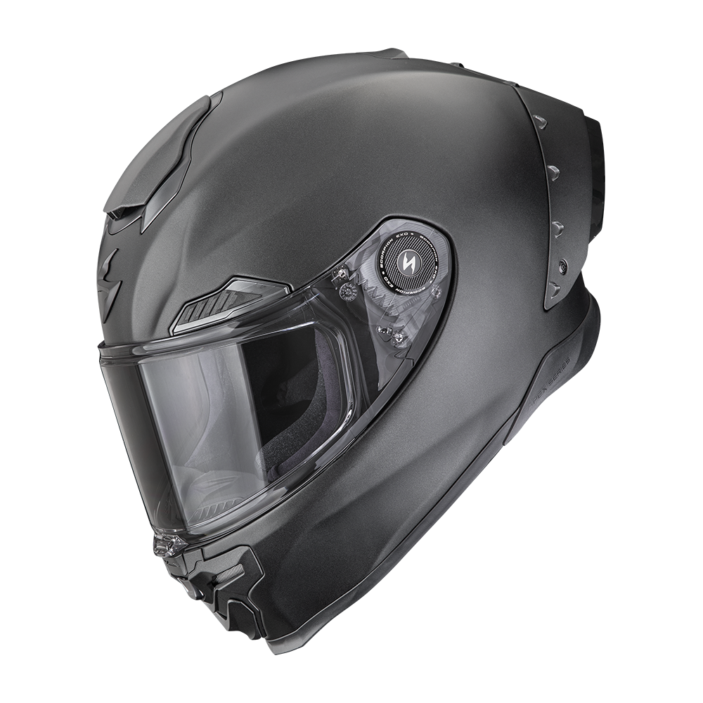Casco Scorpion Exo-Race Air Liso Mate Perla Negro