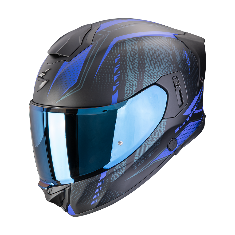 Casco Scorpion Exo-530 Air Theras Mate Negro-Azul