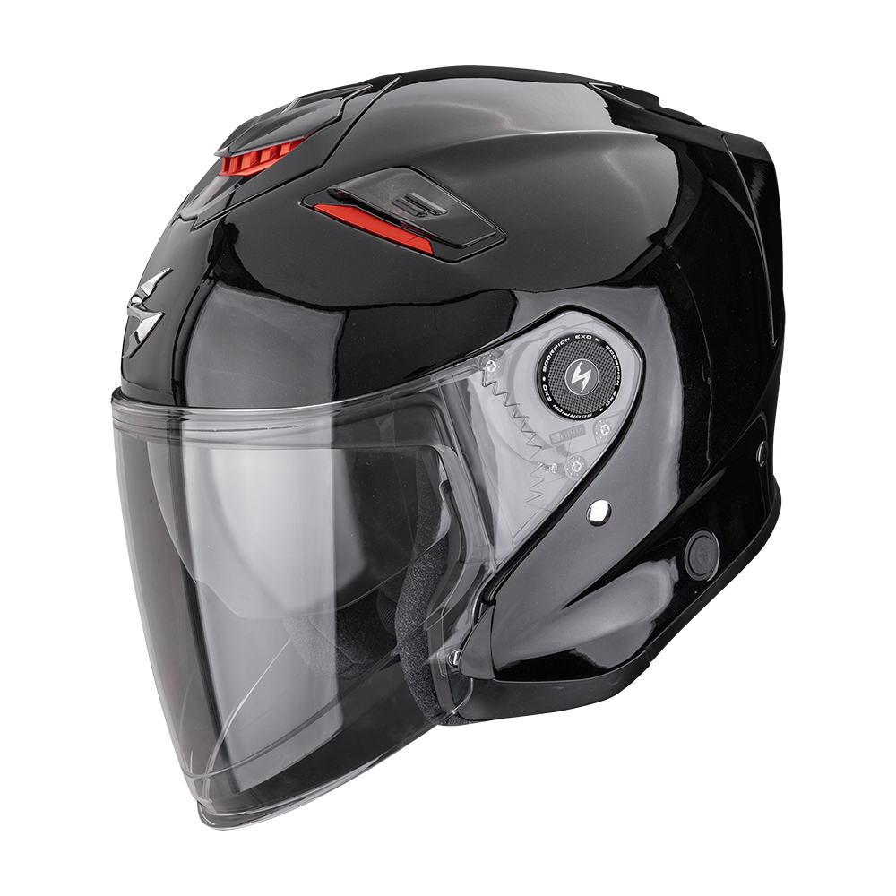 Casco Scorpion Exo-GT Jet Solid Negro Metálico