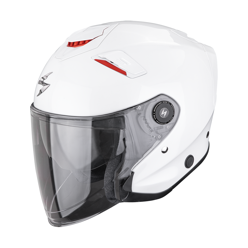 Casco Scorpion Exo-GT Jet Solid Blanco Perlado