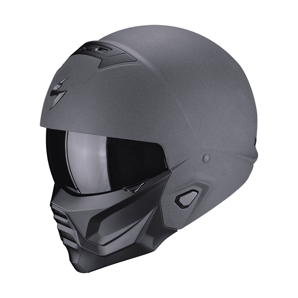 [182-360-289-02] Casco Scorpion Exo-Combat II Graphite Gris Oscuro (XS)