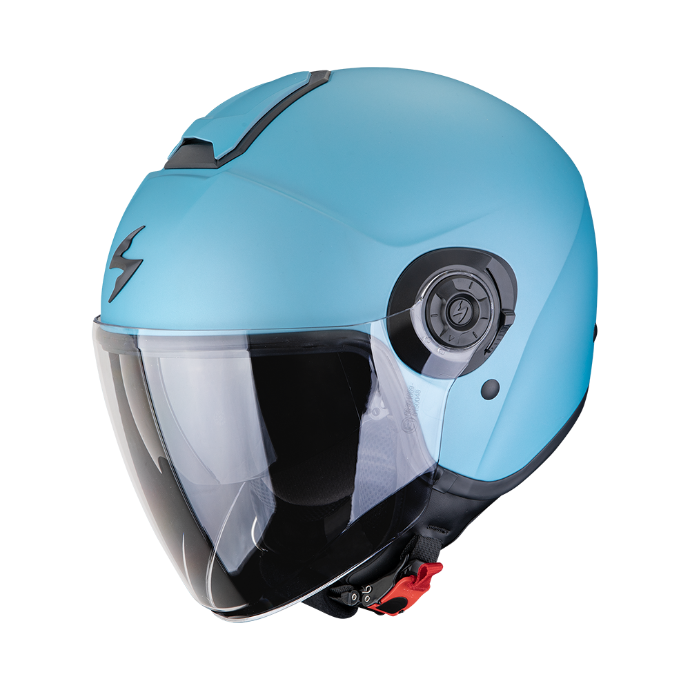 Casco Scorpion Exo-City II Solid Azul Celestial Mate