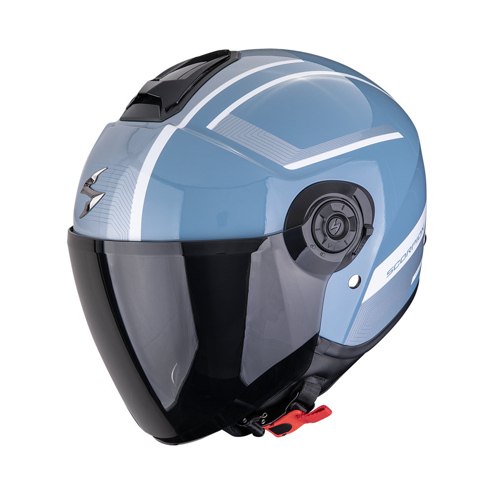 Casco Scorpion Exo-City II Cosmos Azul-Plata