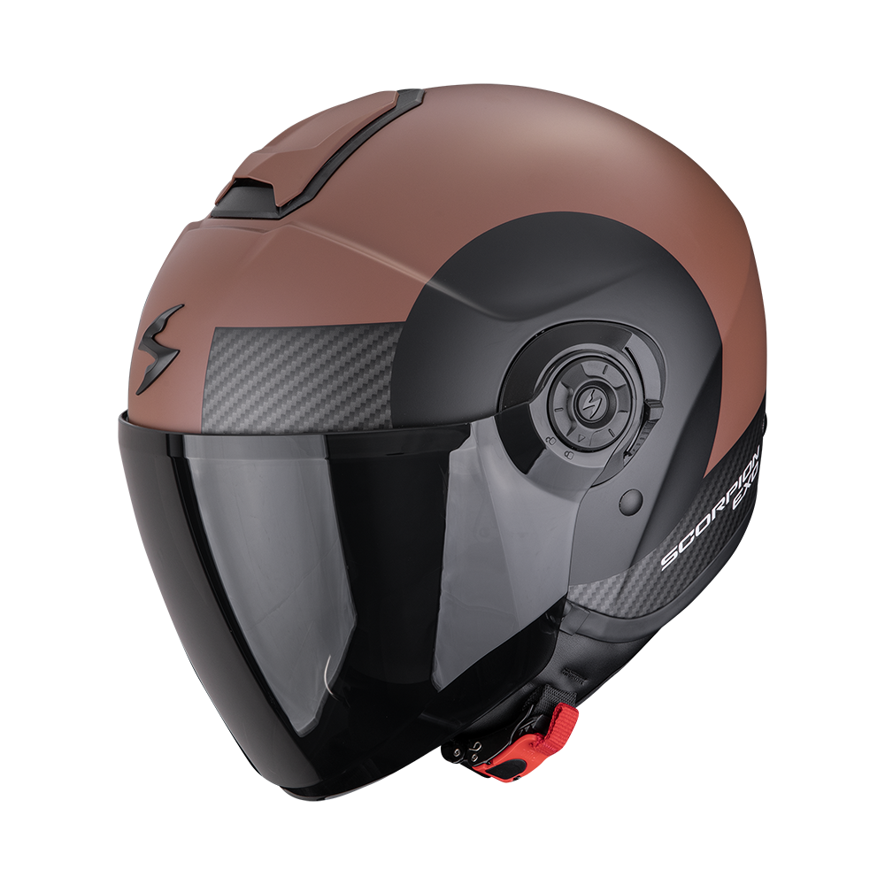 [183-544-265-02] Casco Scorpion Exo-City II Sheer Marrón Mate-Negro (XS)