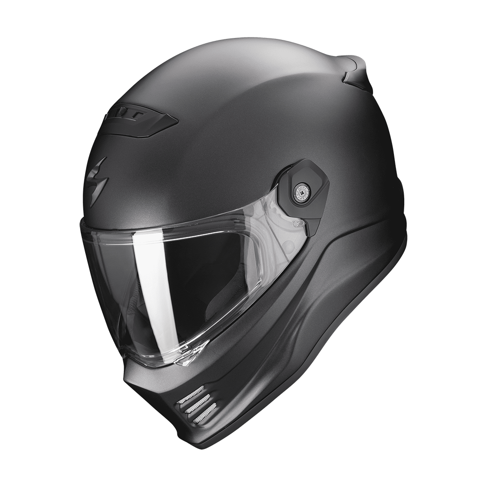 [186-100-10-02] Casco Scorpion Covert Fx Liso Mate Perla Negro (XS)