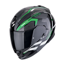 Casco Scorpion Exo-491 Kripta Negro-Verde-Blanco