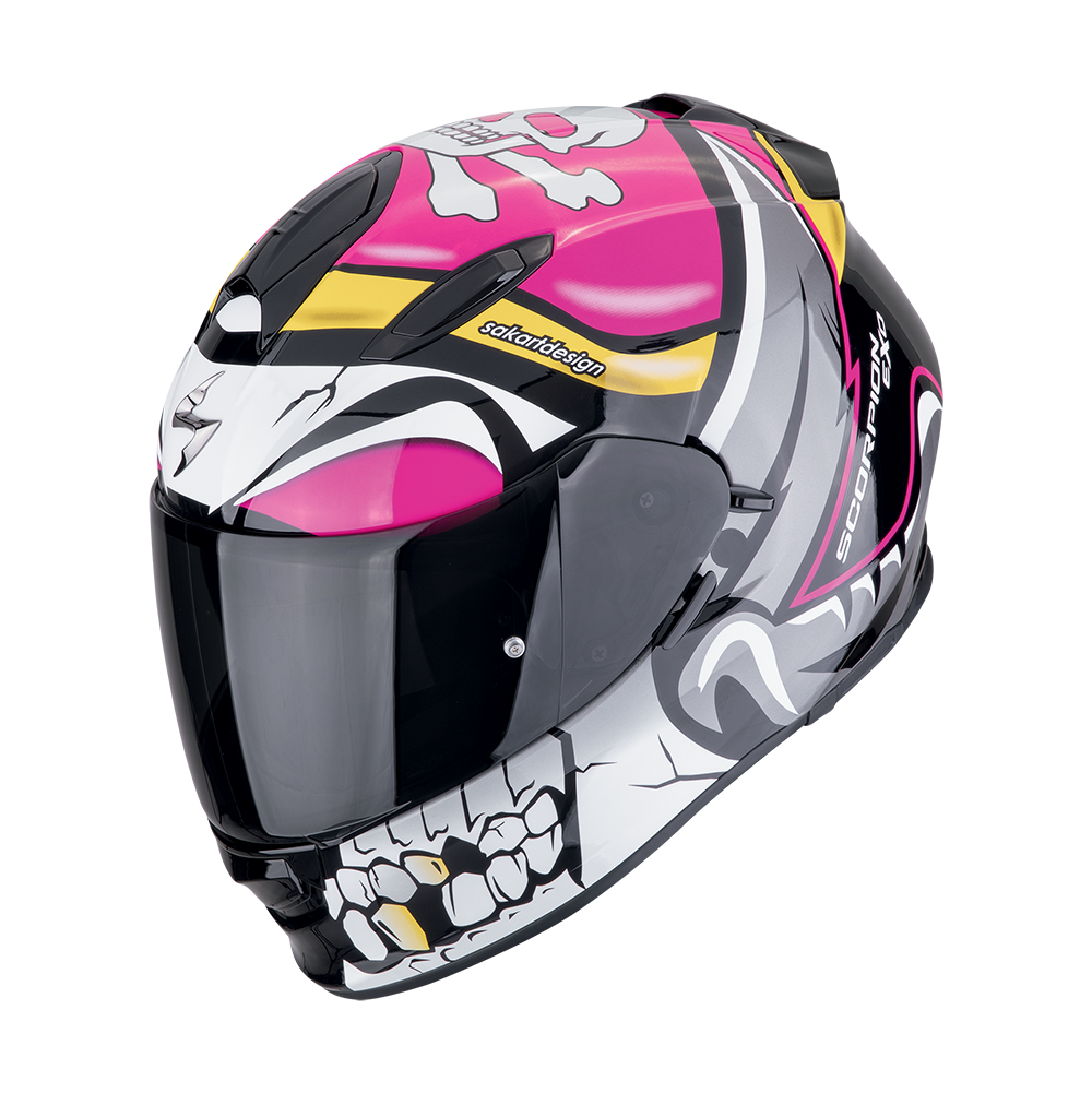 Casco Scorpion Exo-491 Pirate Rosa