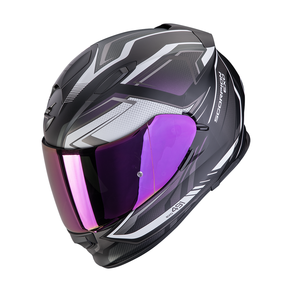 [48-517-312-01] Casco Scorpion Exo-491 Zumo Mate Negro Camaleón (XXS)