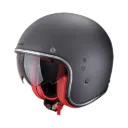 Casco Scorpion Belfast Evo Carbon Solid Negro Mate-Rojo