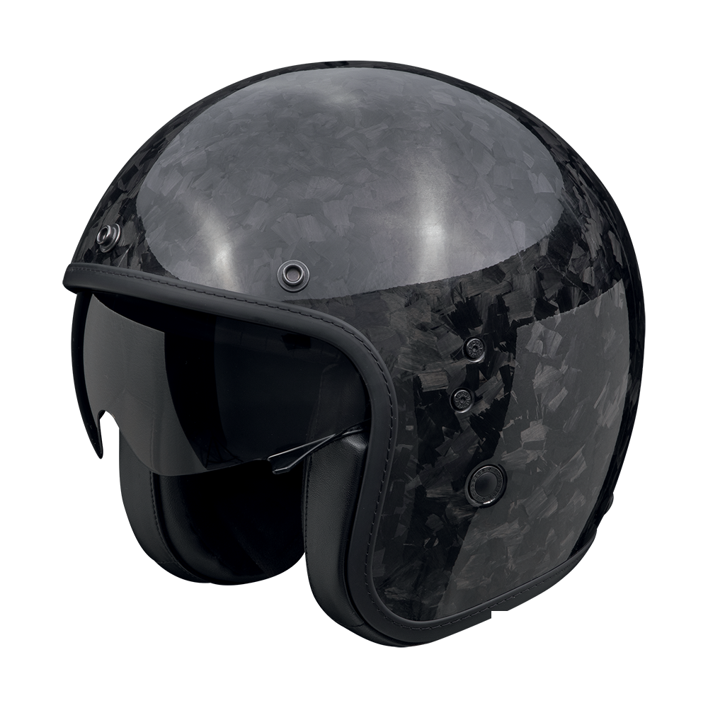 [78-429-03-02] Casco Scorpion Belfast Evo Carbon Onyx Negro (XS)