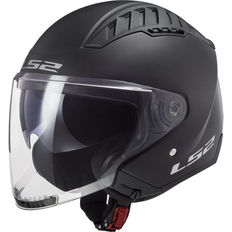 [366001011XS] Casco Moto Jet LS2 OF600 Copter II Mate Negro (XS)