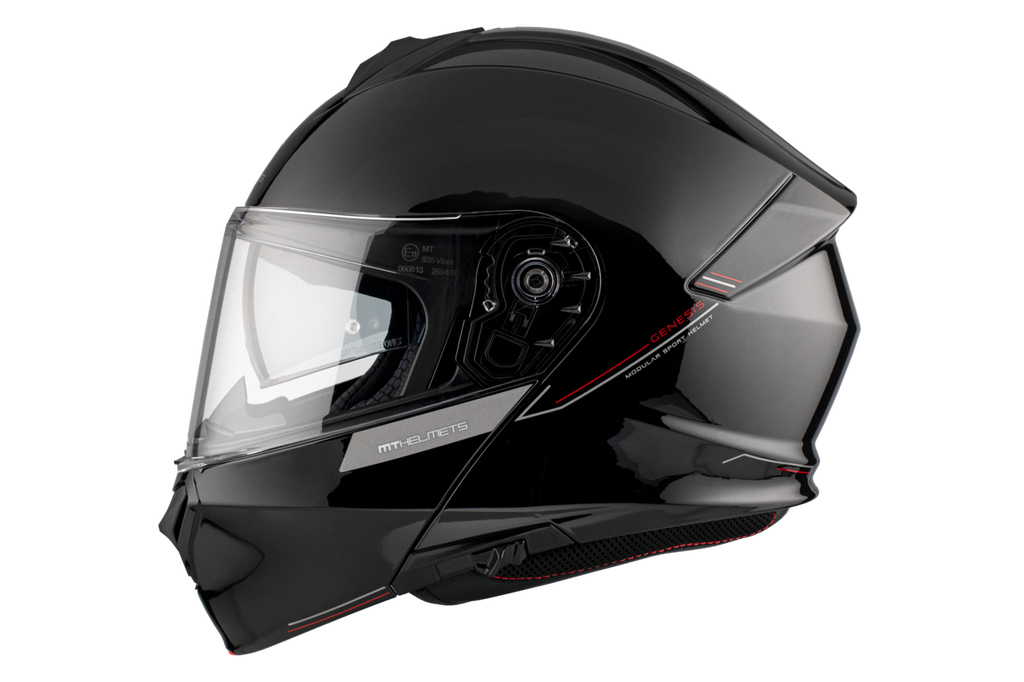 Casco Modular MT FU935SV GENESIS SV SOLID A1 BRILLO Negro