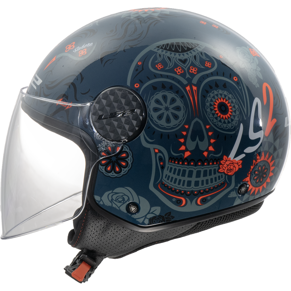 [365587324XS] LS2 OF558 SPHERE LUX II MAXCA COBALT ORANGE-06 (XS)