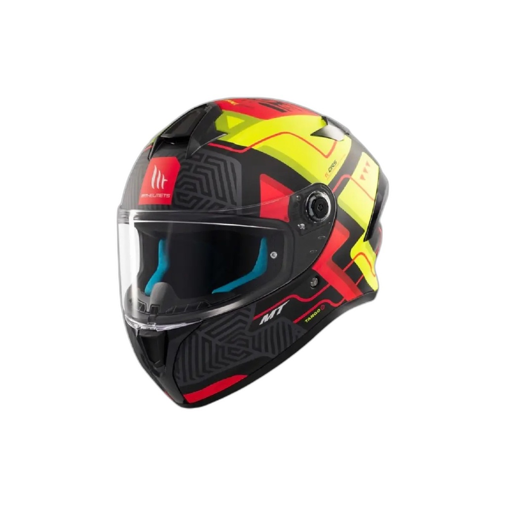 [1343D35B5103] Casco Integral MT FF106B TARGO S PIQUERAS B5 BRILLO (XS)