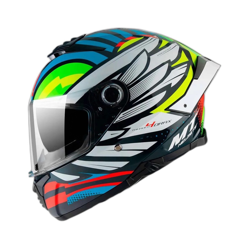 Casco Integral MT FF118SV THUNDER 4 SV ERGO C7 PERLA BRILLO Azul talla XS