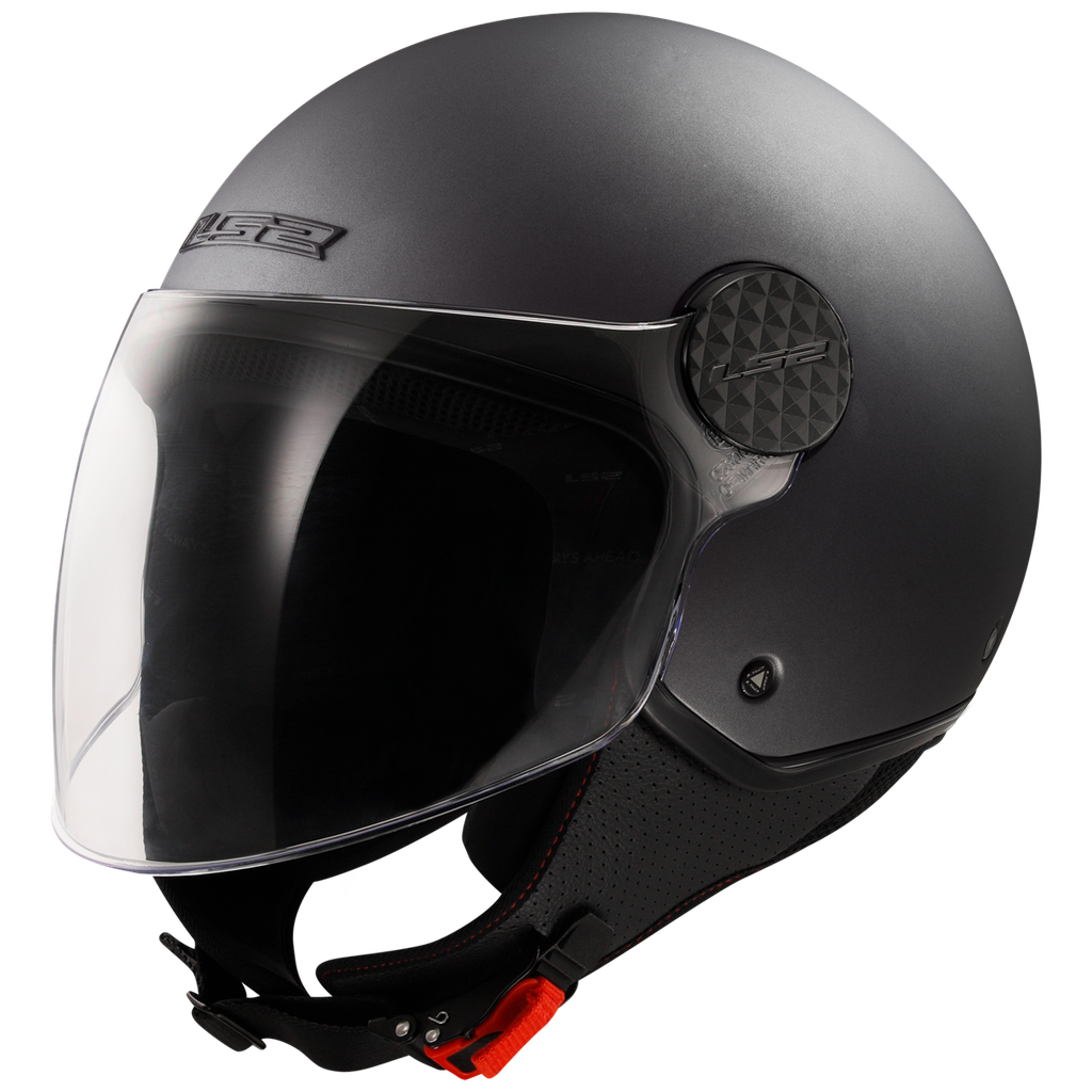 Casco Moto Jet LS2 OF558 Sphere Lux II Sólido Mate Titanio