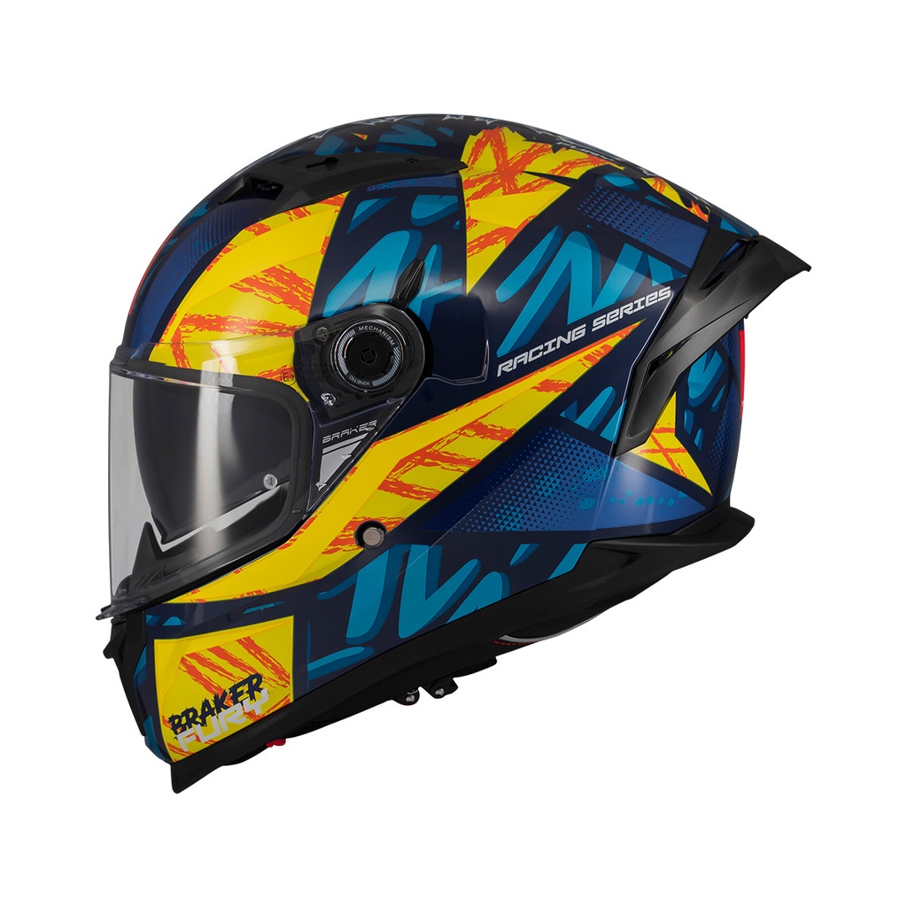 Casco Integral MT FF128SV BRAKER SV FURY C17 BRILLO