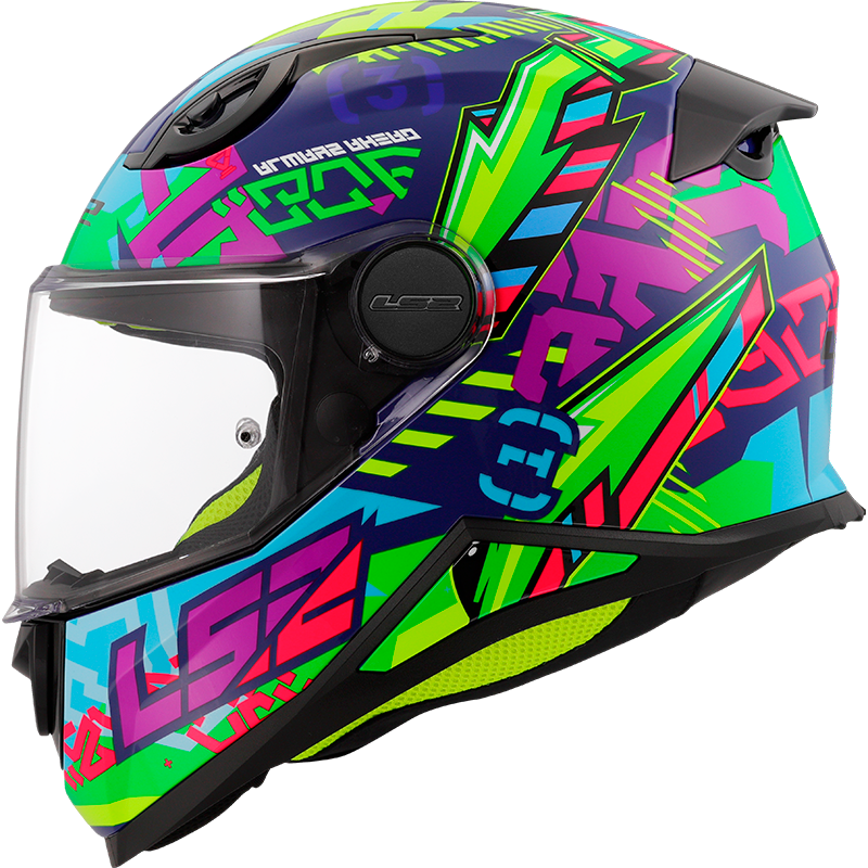 [168122360S] LS2 FF812 KID SVENT Azul Verde (S)