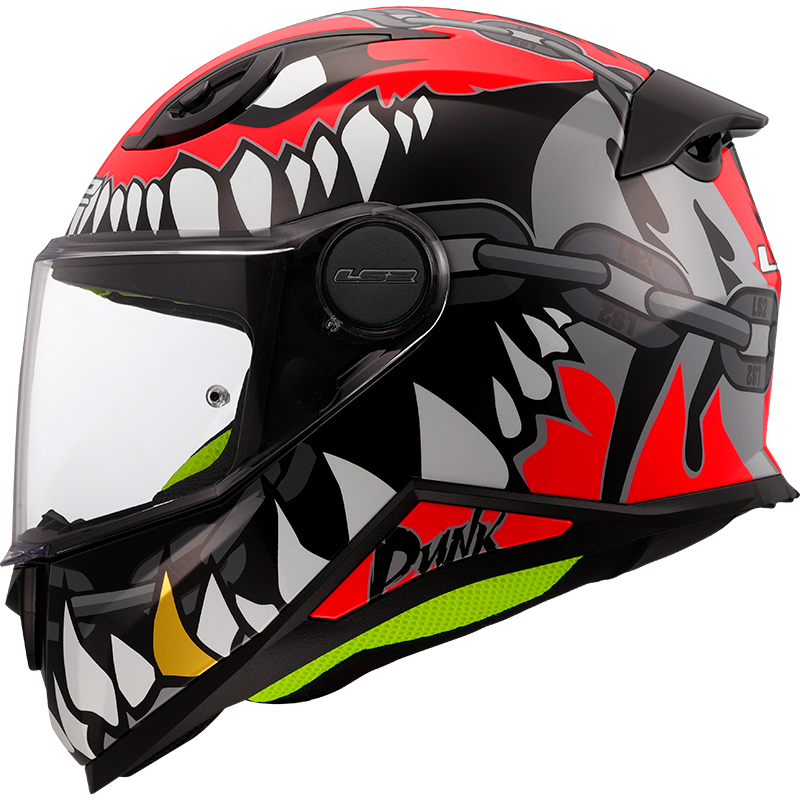 LS2 FF812 KID PUNK Gris Rojo