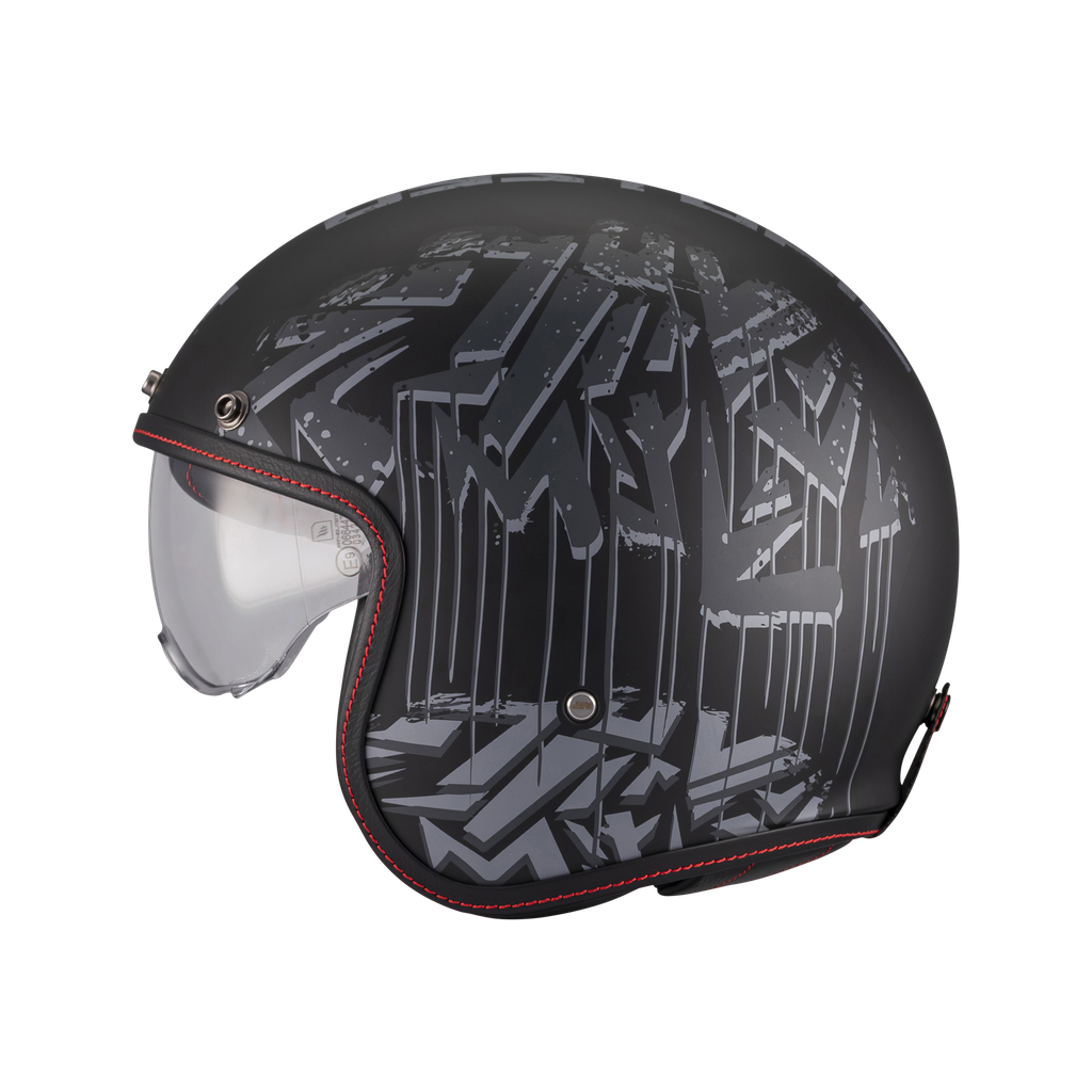 [1339D02B12203] Casco Jet MT OF507SV B LEMANS 2 SV S DYSTOPIC B12 MATE (XS)
