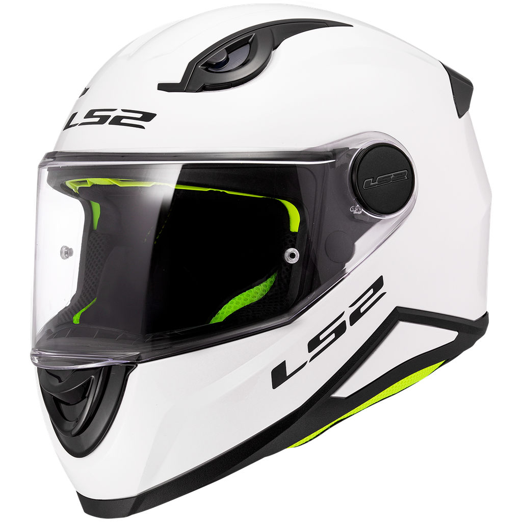 Casco Moto Integral LS2 FF812 Kid Sólido Blanco
