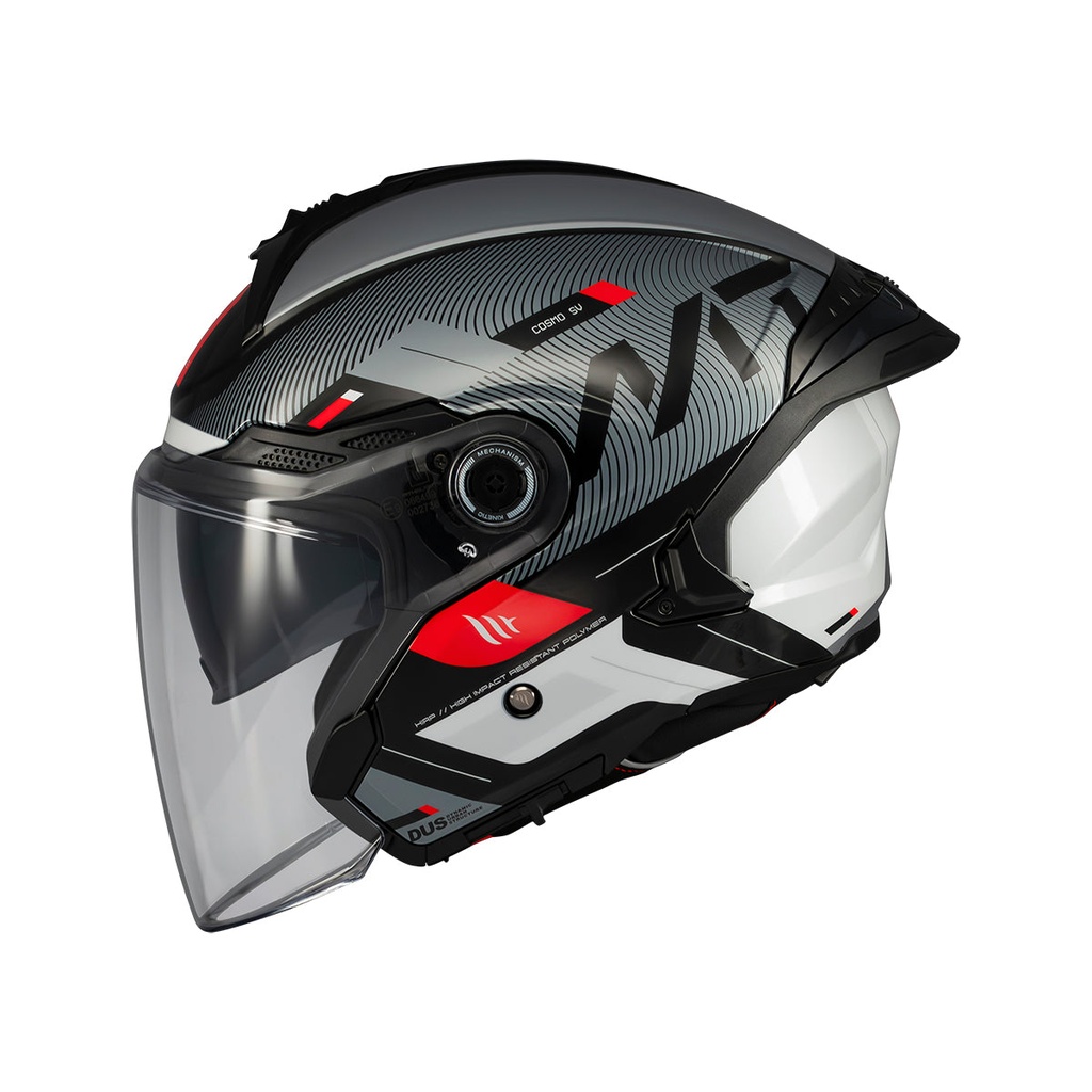 [1361C421213] Casco Jet MT OF515SV COSMO SV SILENCE B2 BRILLO (XS)