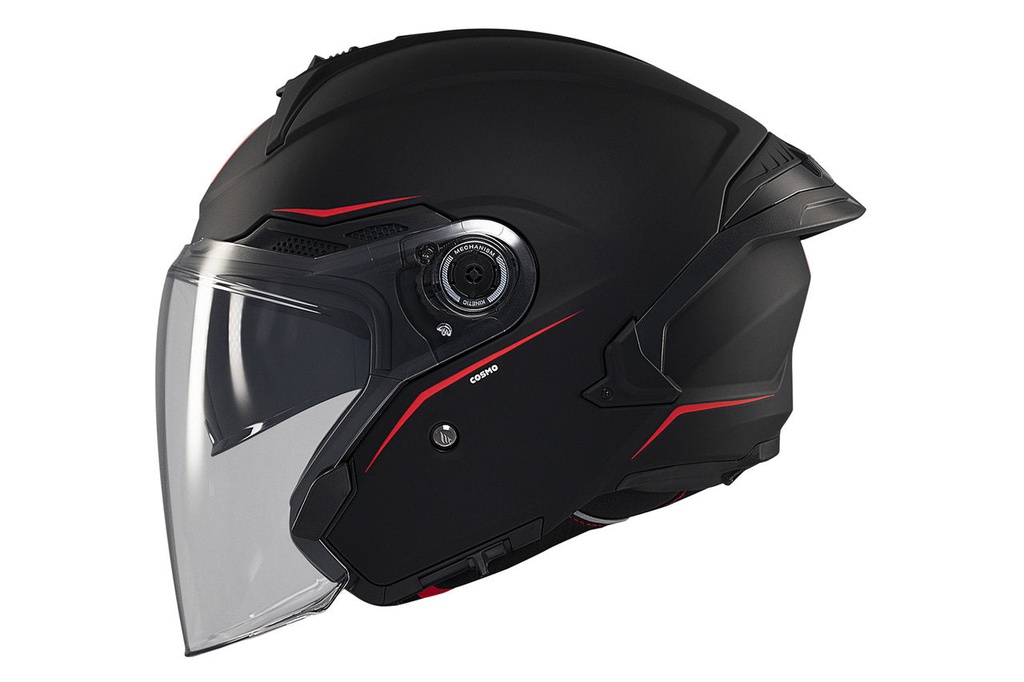 [13610000123] Casco Jet MT OF515SV COSMO SV SOLID A1 MATE Negro (XS)