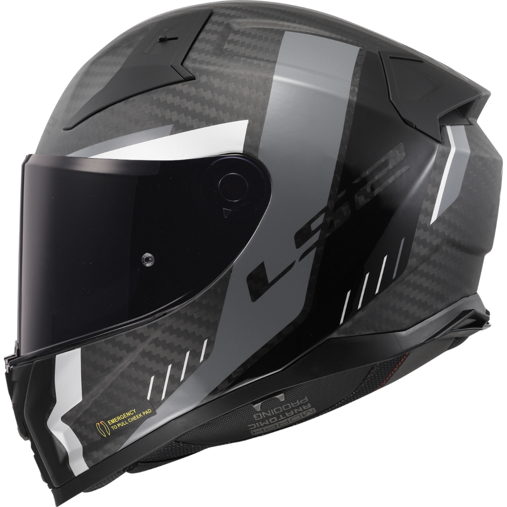 [168115311XXS] LS2 FF811 VECTOR II C GRID GREY-06 Mate Negro (XXS)