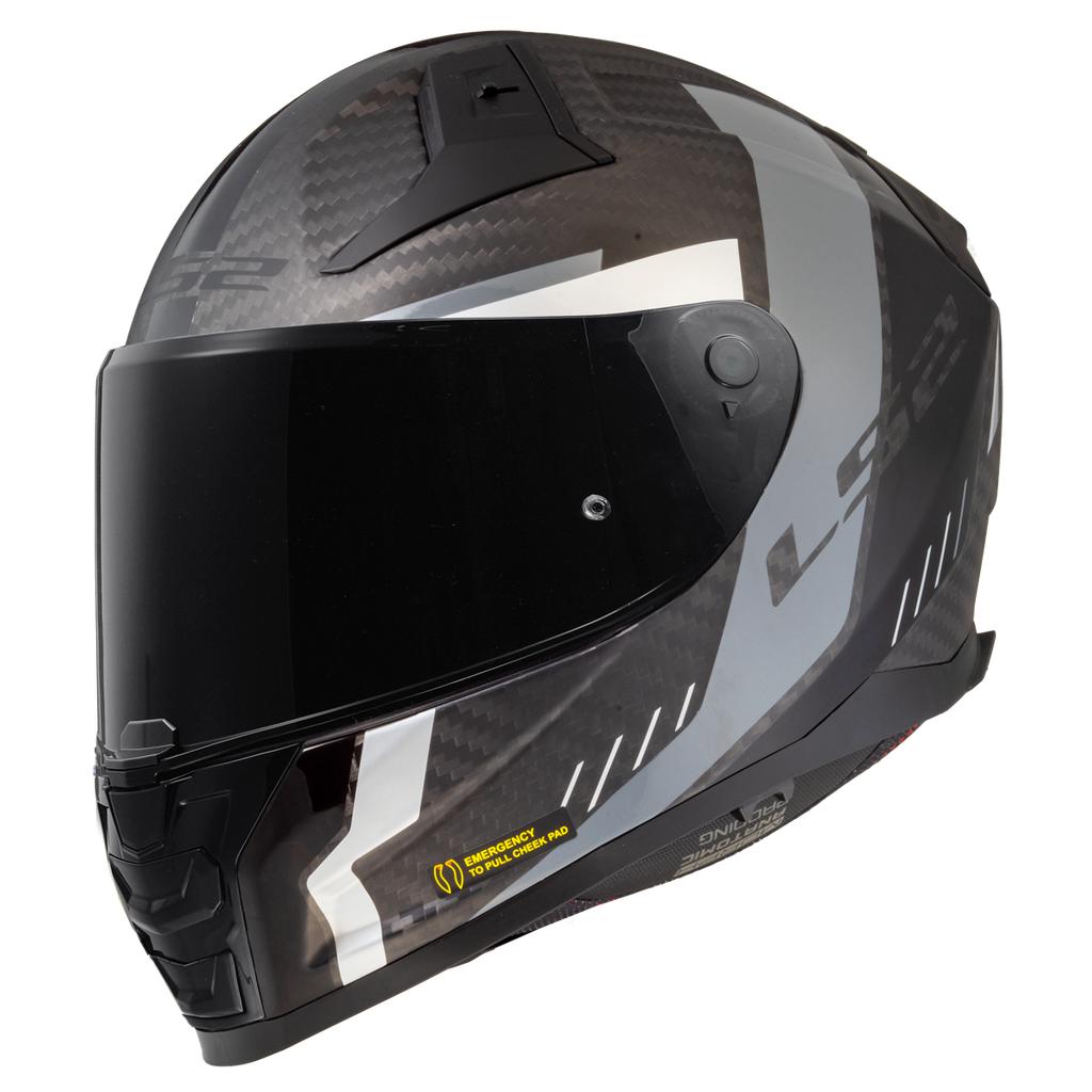 [168115311XXS] LS2 FF811 VECTOR II C GRID GREY-06 Mate Negro (XXS)