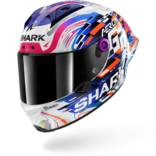 [HE0386EDVBXS] Shark Aeron-Gp Replica Zarco Gp De France DVB (XS)