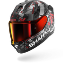 Casco Shark Skwal I3 Hellcat Negro Mate KUR